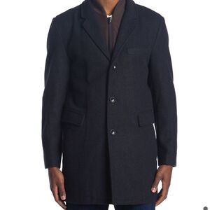 Michael  Kors Ghent Felted Slim Fit Dickey Coat